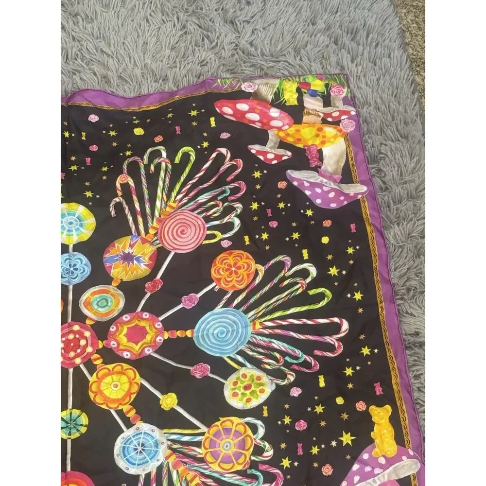 Echo silk scarf